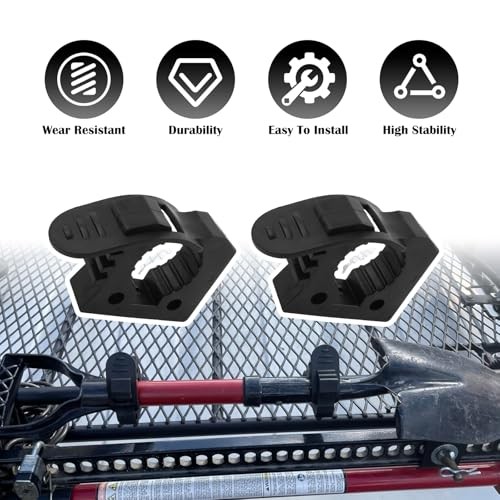 4PCS Quick Release Clamp—Adjustable Rubber Clamp for Shovel Holder & Molle