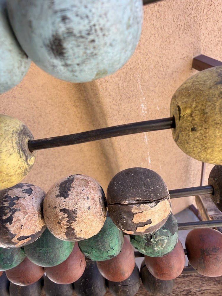 antique abacus Wood Balls