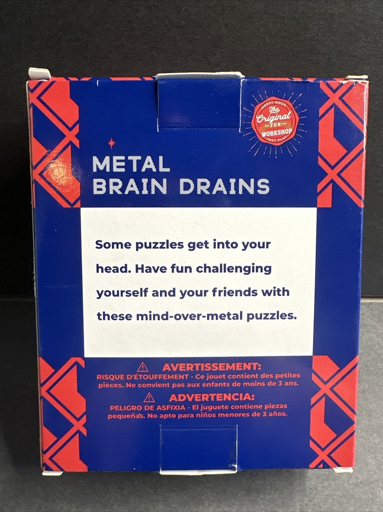 Metal Brain Drains 3 Puzzle Set Teaser Samsonico Fun