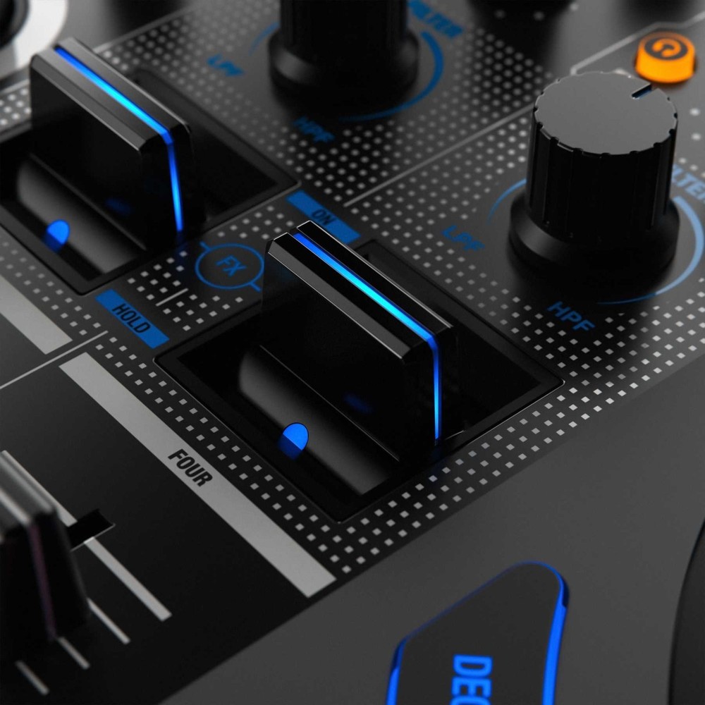 Reloop Mixon 8 Pro 4-Channel DJ Controller Serato DJ Algoriddim DJ Virtual D