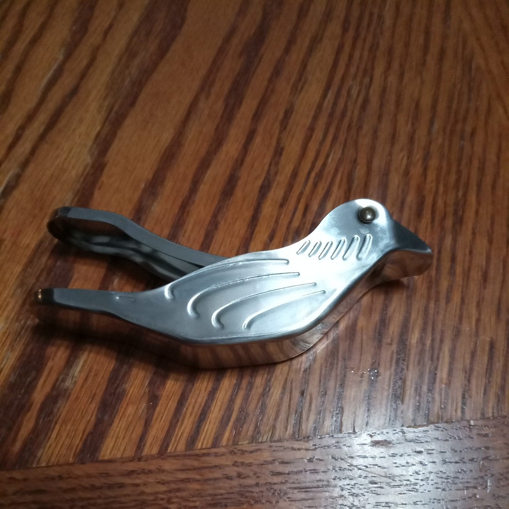 Vintage Bird-Shaped Lemon Lime Wedge Squeezer Bar Tool/silver Color