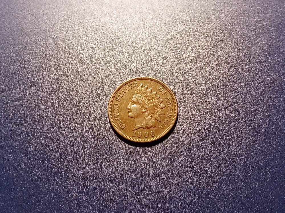 Choice AU 1906 Indian Head Cent