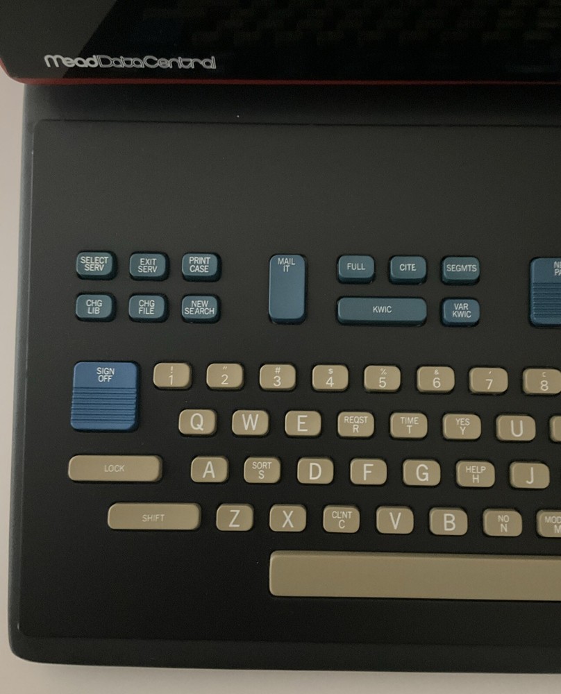 Vintage Mead Data Central Lexis Nexis Computer - Working