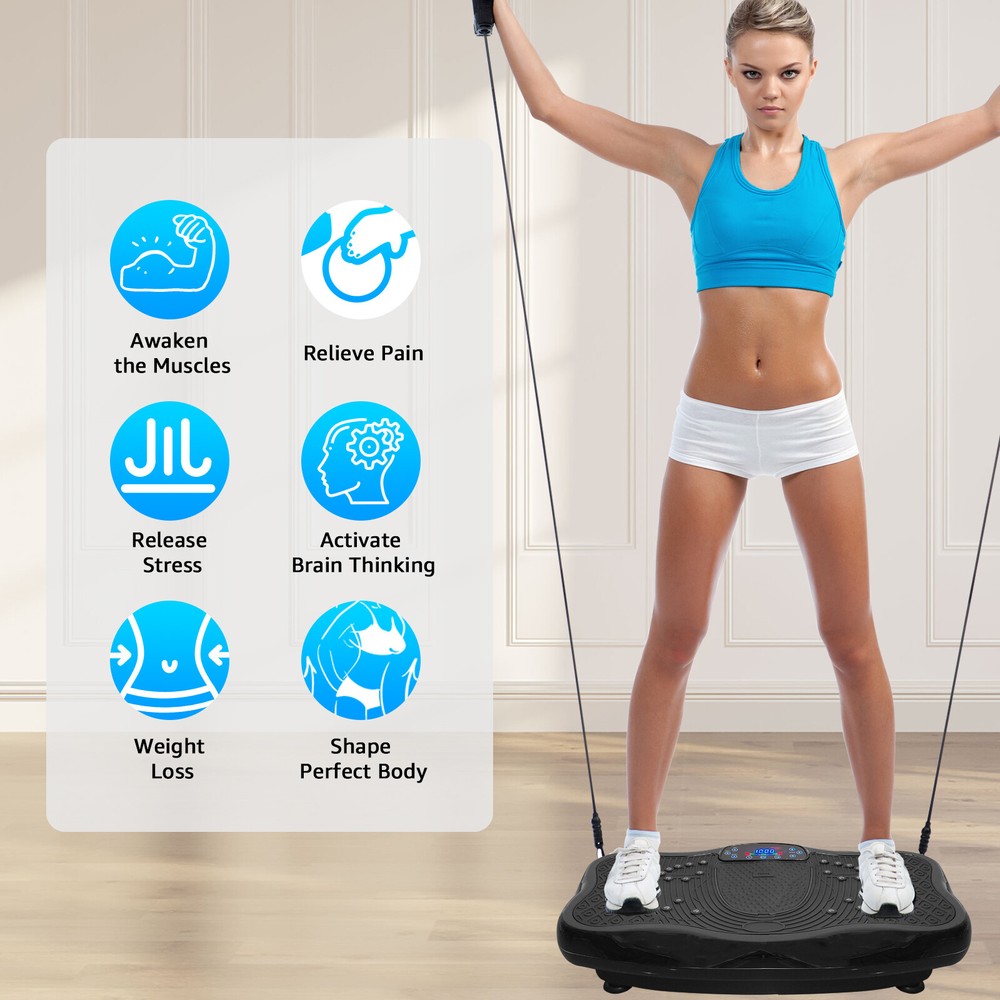 Mini Vibration Plate Exercise Machine for Weight Loss & Recovery