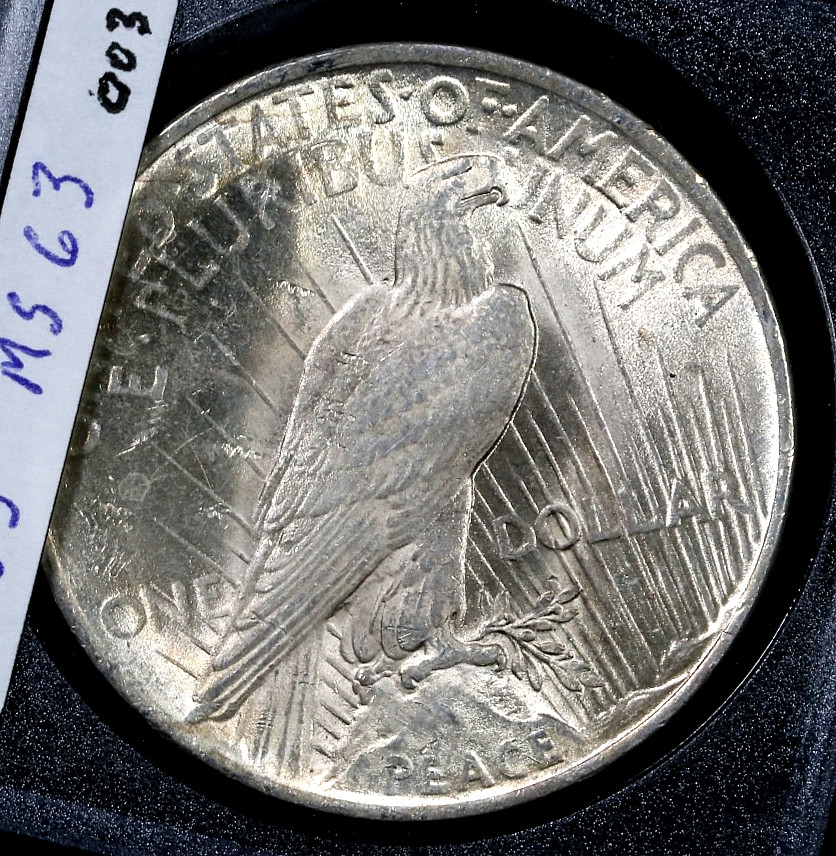 1923 Peace Silver Dollar - BU - Strong Luster - #003