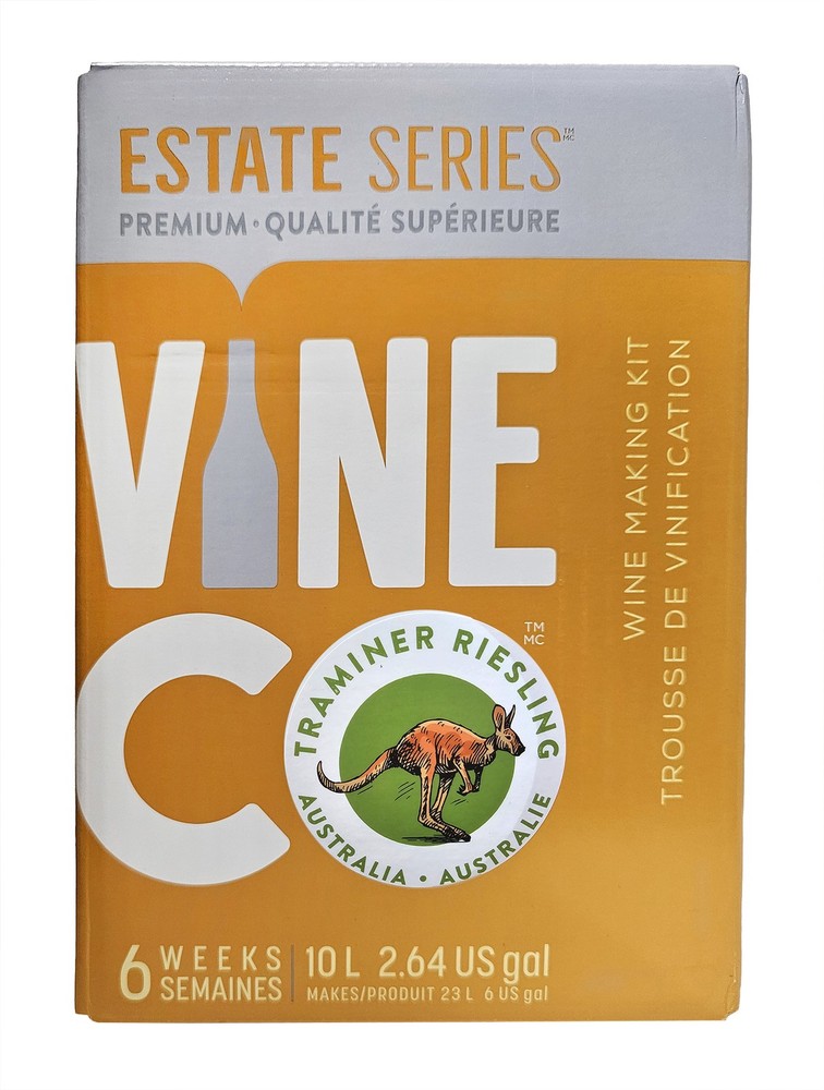 VineCo Estate Series Australian Traminer Riesling Wine Making Ingredient Kit