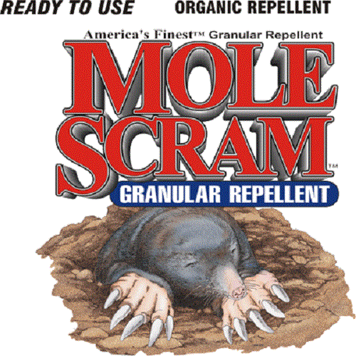 Mole Scram? - Organic Granular Repellent for Moles