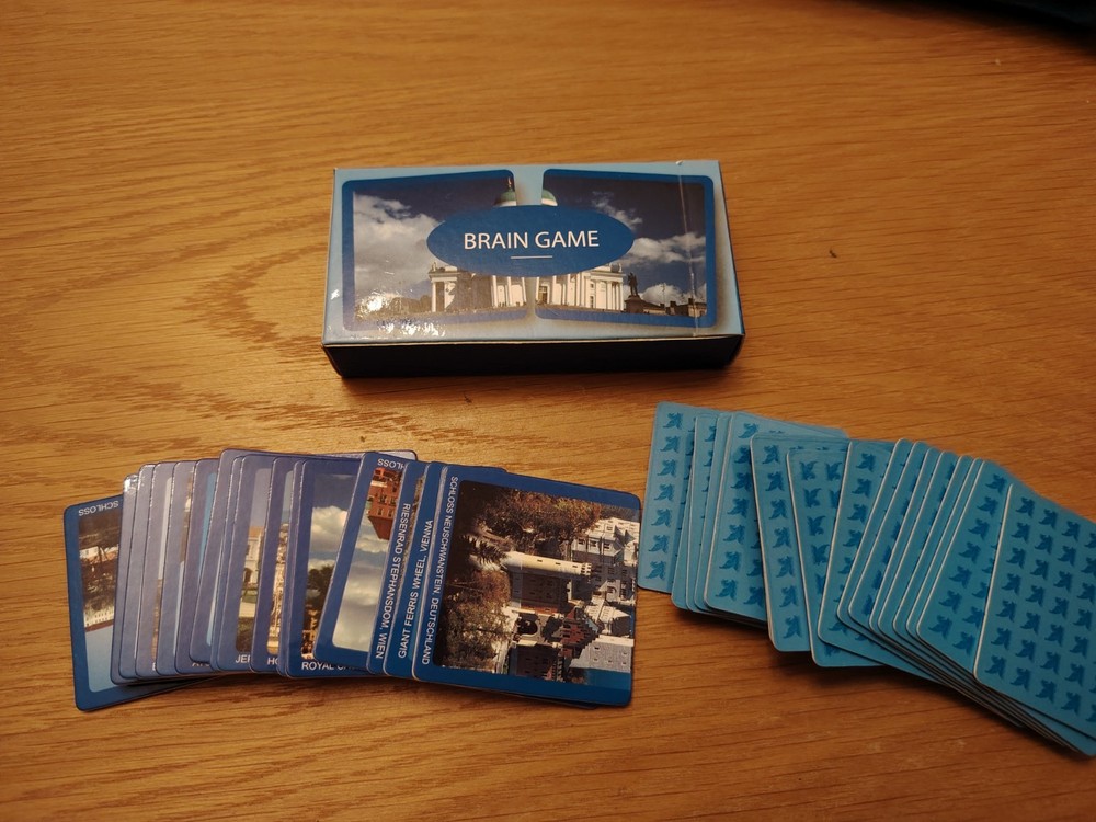 Brain Game Memory Card Game Famous Landmarks Readers Digest