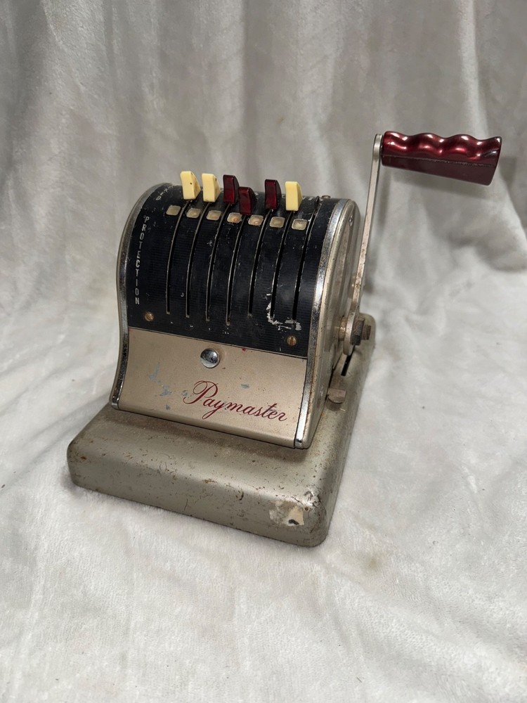 Vintage Paymaster Series S-600 Mechanical Check Protector