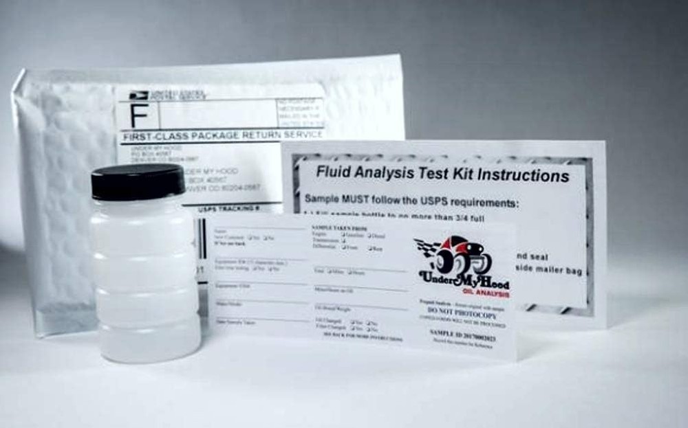 Oil Analysis Premier Kit with return postage included