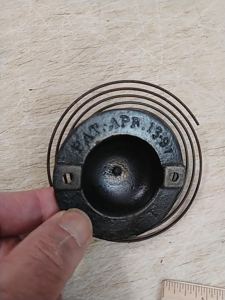 INGRAHAM PARLOR CLOCK COIL STRIKE GONG