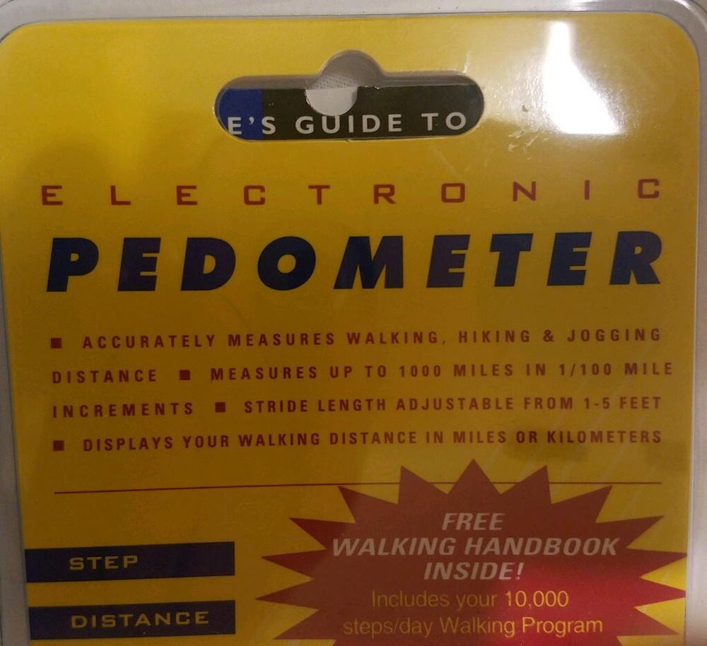 SPORTLINE ELECTRONIC PEDOMETER RUNNING, WALKING