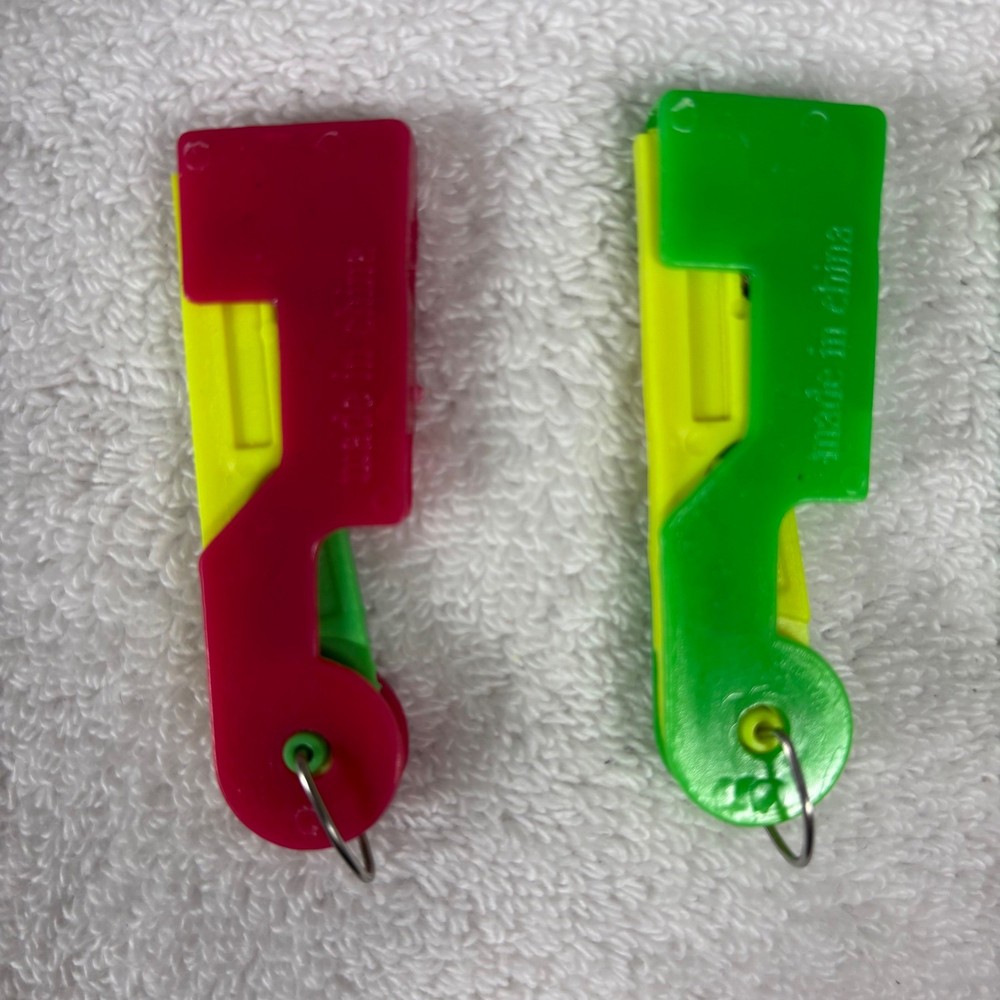 Lot of 5 Plastic Automatic Needle Threader Tool for Sewing Crafts