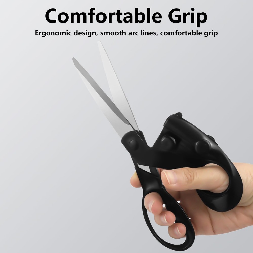 Professional Laser Guided Scissors, Cuts Straight Fast Guide Light Scissor, M...