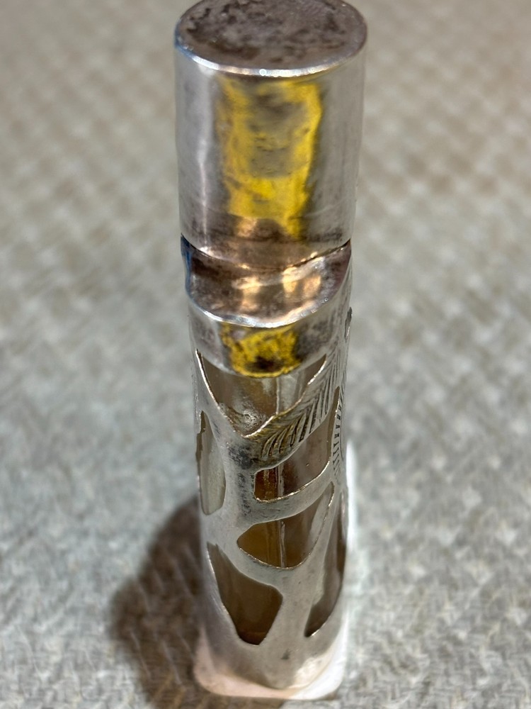 Sterling Silver perfume/beard oil bottle