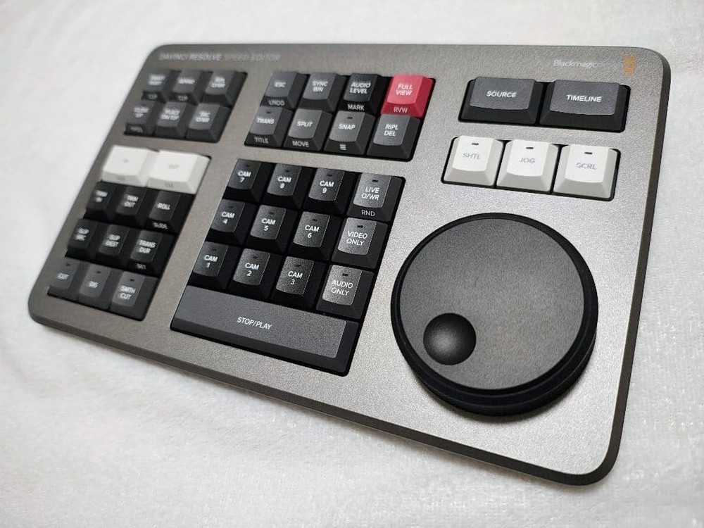 Blackmagic DaVinci Resolve Speed Editor USB-C Controller NO License Key MINT