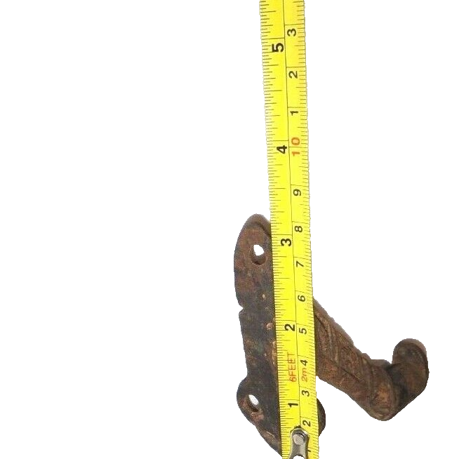 2 EARLY HAND RAIL BRACKETS FOR STAIR RAILING OLD VICTORIAN MISSION
