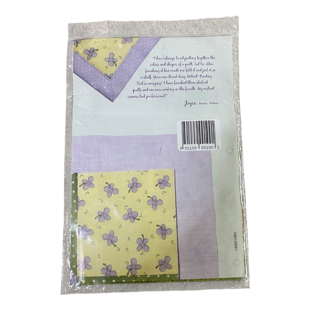 Quick Easy Mitered Binding Quilting Tool