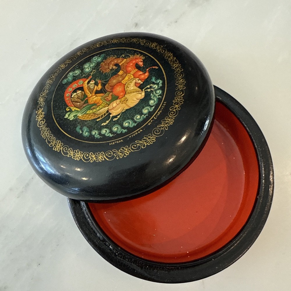 Lacquer Box Russian MSTERA Vintage