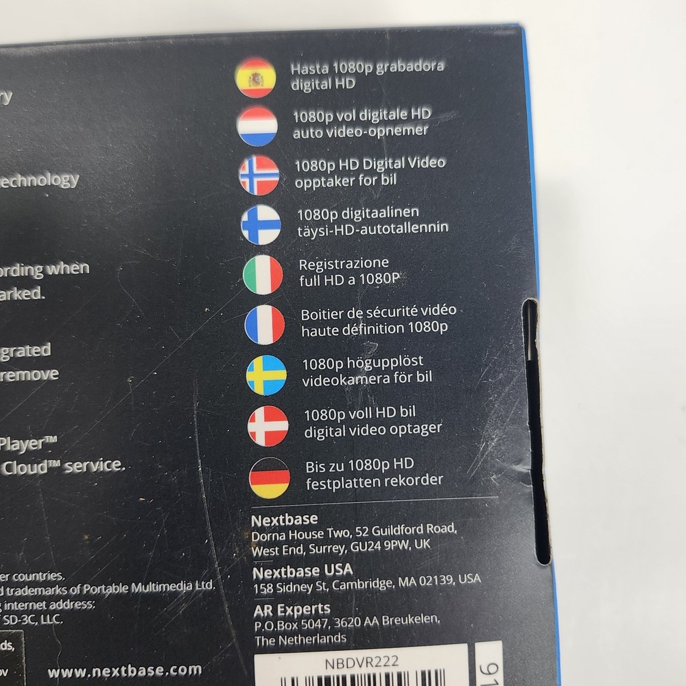 NEXTBASE 222 DASH CAM