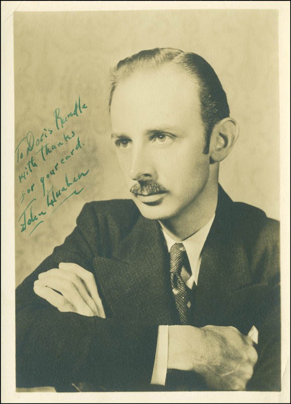 JOHN QUALEN - INSCRIBED PHOTOGRAPH SIGNED