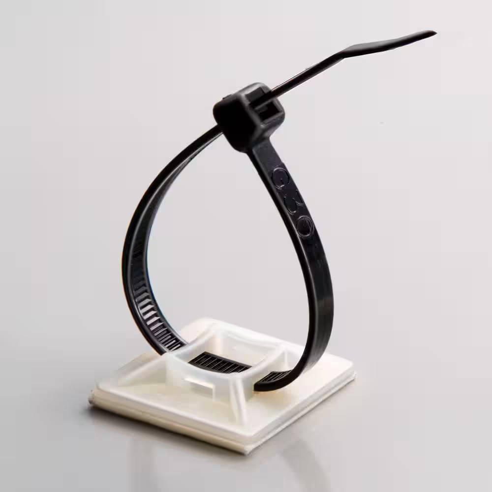 1 In. Mounting Base, Natural (100-Pack)