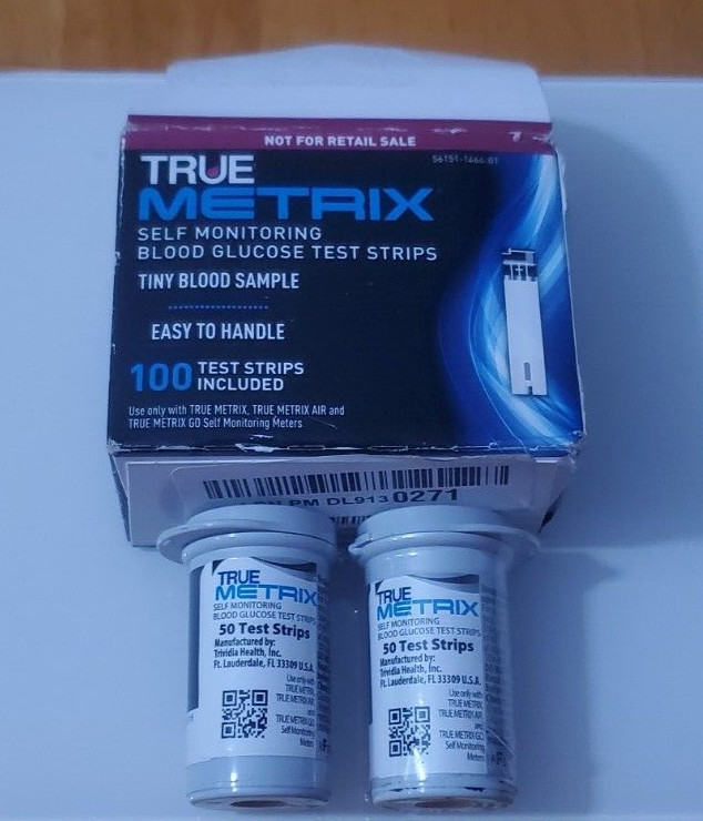 True Metrix Blood Glucose Test Strips 96ct "Plese Read item description"