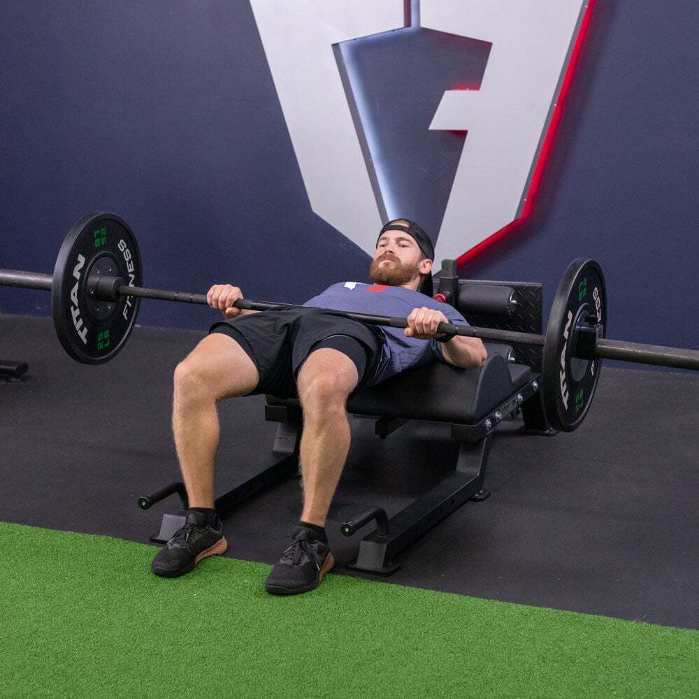 Titan Fitness Adjustable Floor Glute & Hamstring Developer (GHD), Cross Training