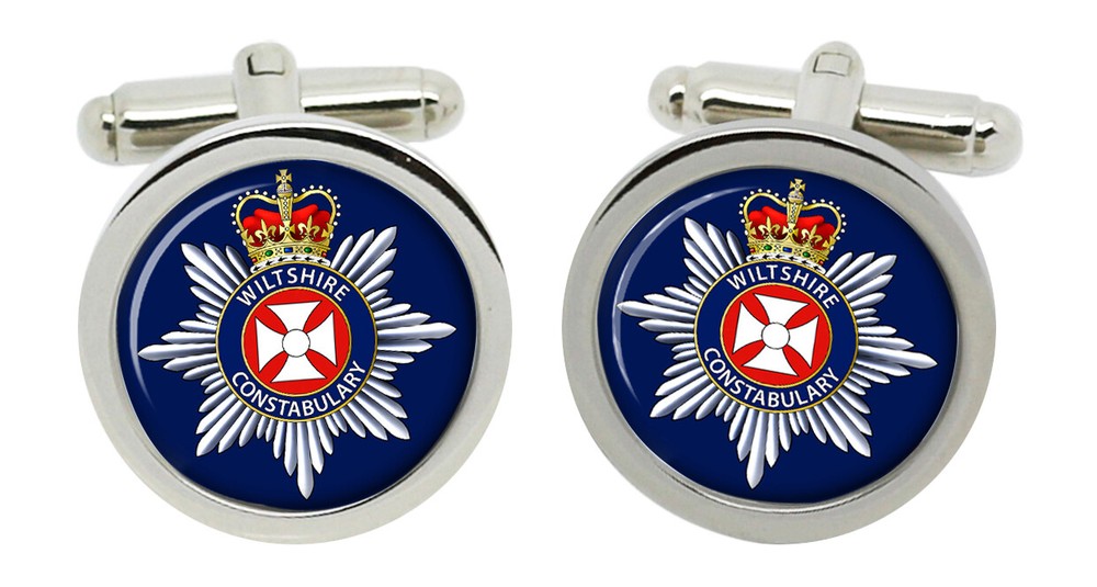 Wiltshire Constabulary Cufflinks in Box