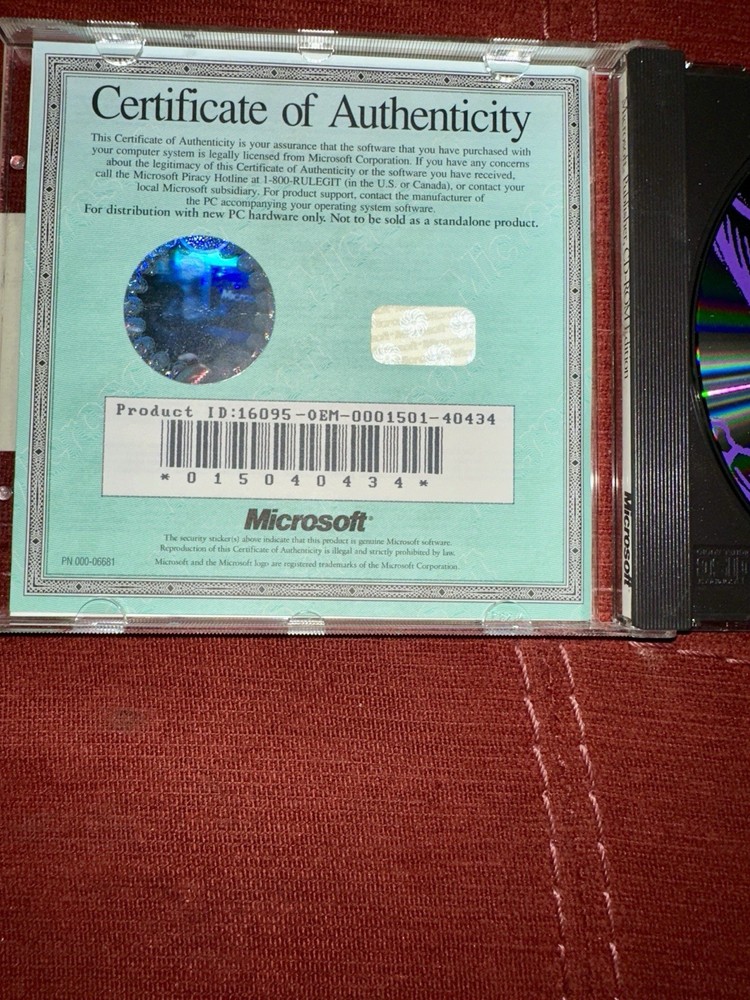 Vintage NEC Microsoft 95 Software CD bundle