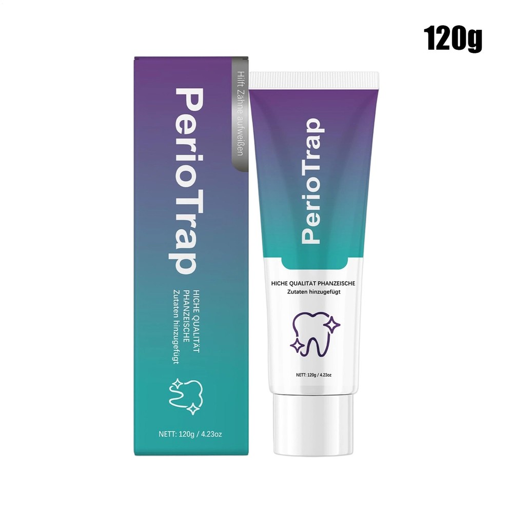PerioTrap Mint Flavor Gum Cleaning Toothpaste Toothpaste Sensitive Teeth 120g