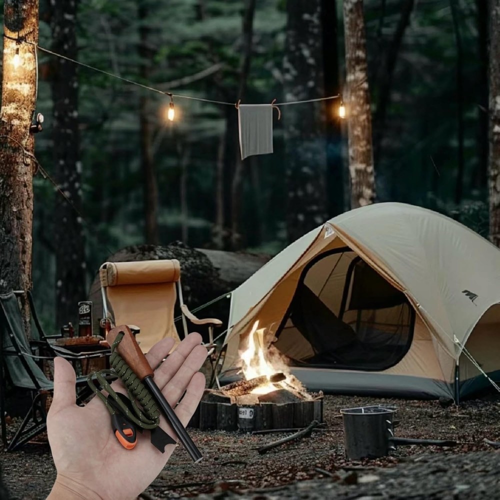 survival ferro rod fire starter kit