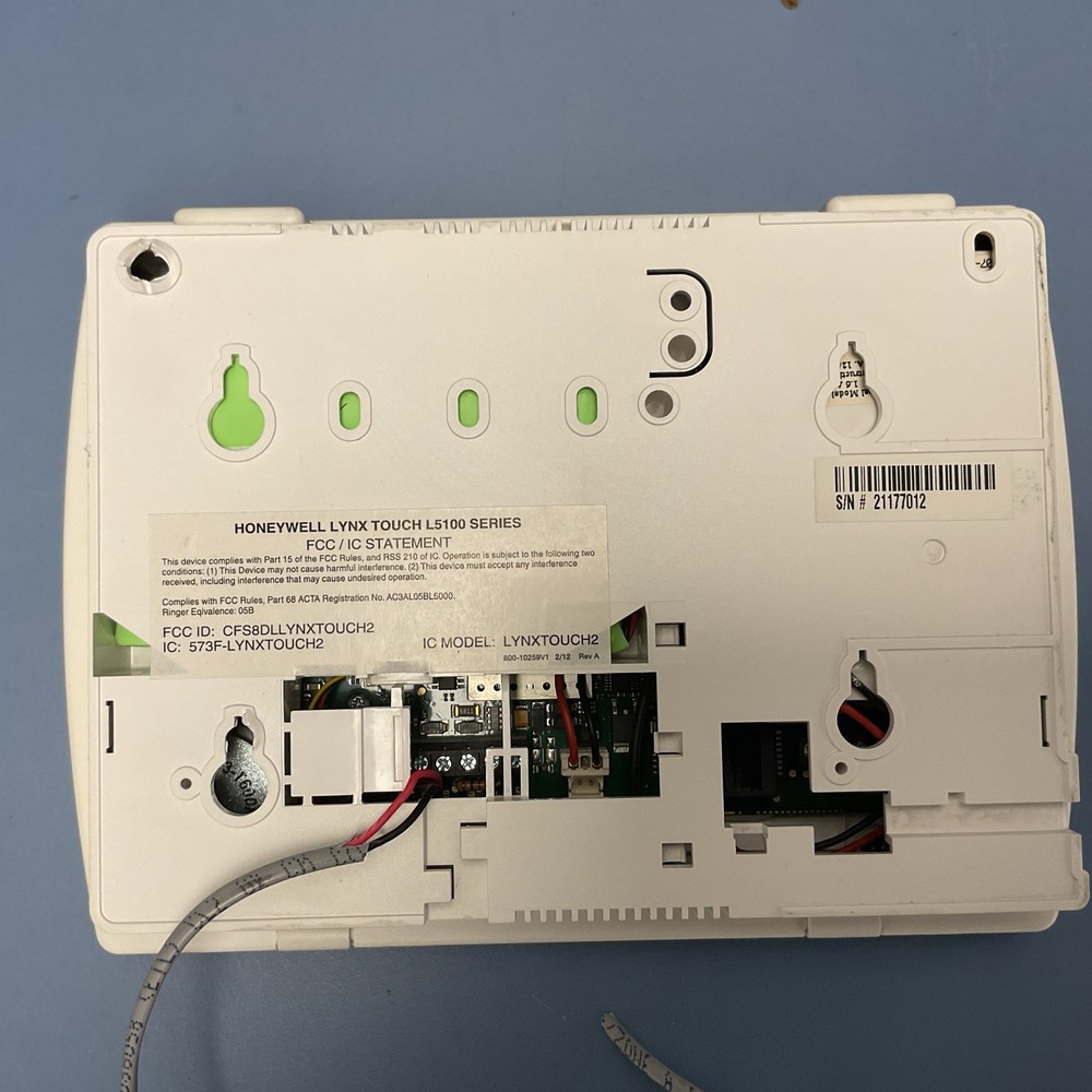Monitronics Honeywell LYNX TOUCH L5100 LYNXTOUCH2 Control Panel
