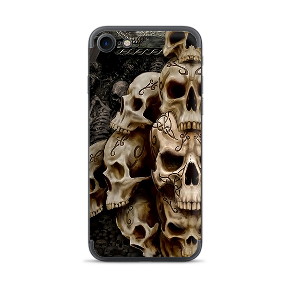 Apple iPhone 7 / 8 Skins Decal Wrap Wicked Skulls Tattooed