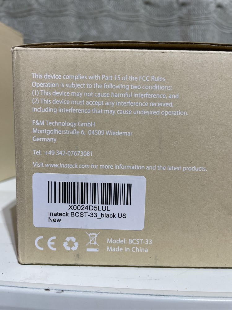 (lot of 2) Inateck BCTS-33 USB Barcode Scanner (m)