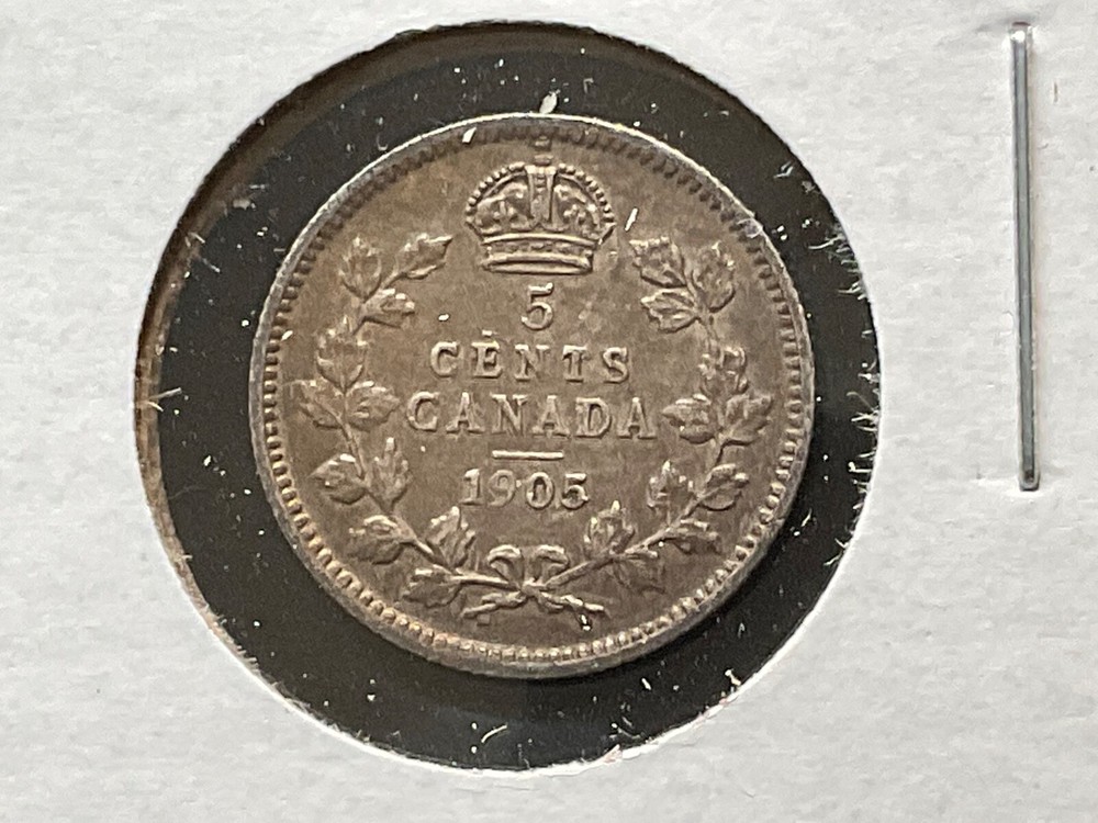 1905 Canada 5 Cents