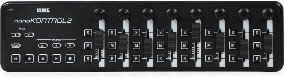 Nanokontrol2 Slim-Line USB Control Surface, Black