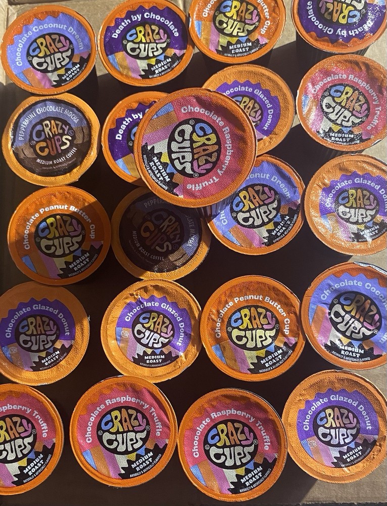 21 PCs. Mixed Flavor Medium Roast Crazy Cups Coffee