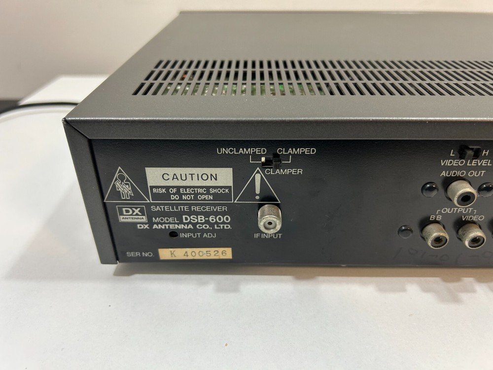 Vintage DX Antenna DSB-600A Satellite Receiver Tested For Power
