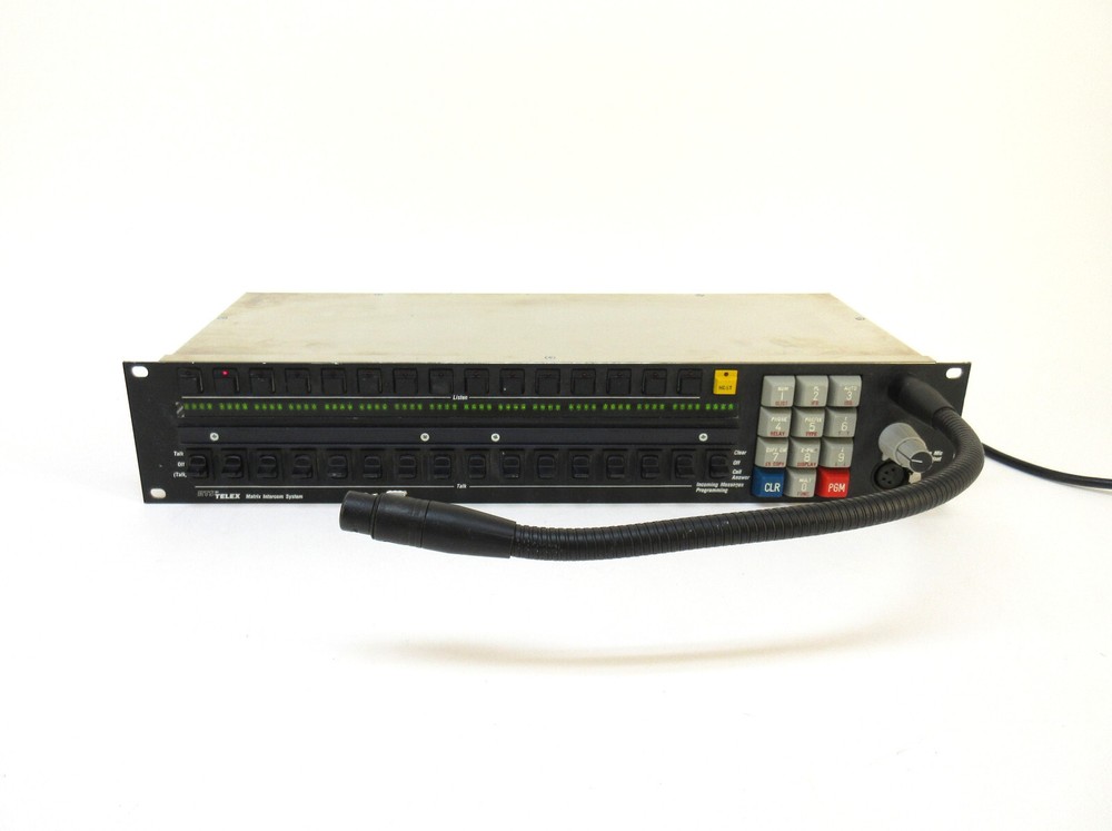 Telex RTS IKP-950 Intercom Control Panel w/ Power Cord and Microphone Attachment