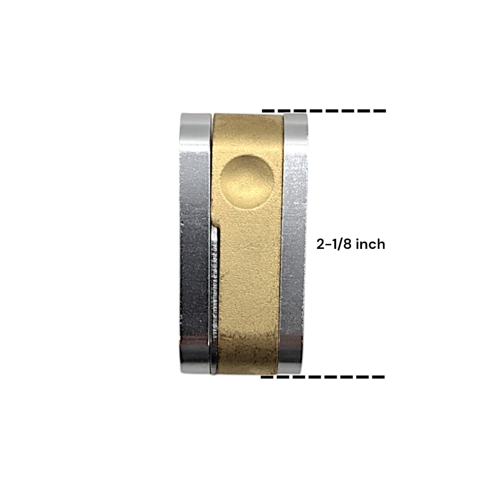 Metal Brass Smoking Pipe Foldable Monkey Pipe Style With Screens