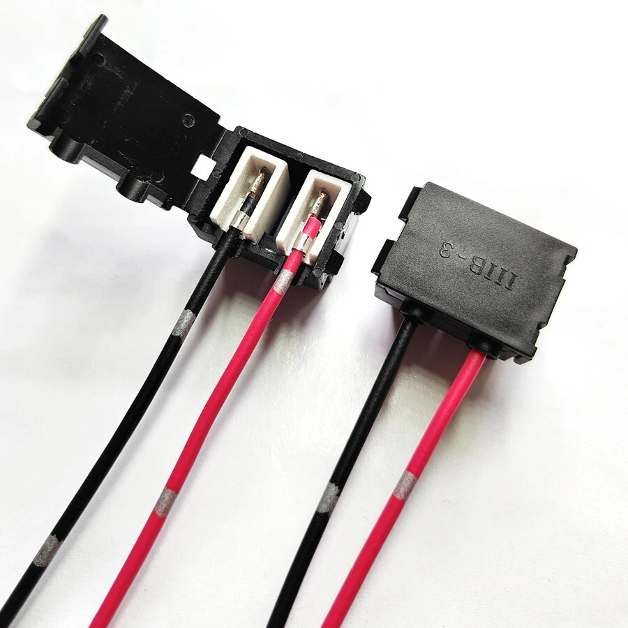 4Pcs Ceramic H7 Socket  Base Adapter Wiring Harness Cable For H7 Headlights Bulb