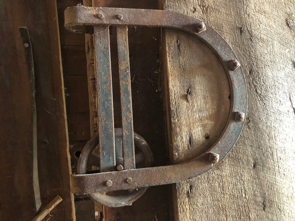 Reclaimed barn door