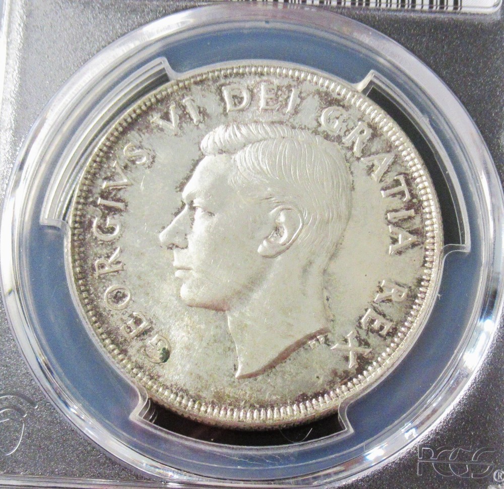 Canada 1949 Silver Dollar Newfoundland KM-47 PCGS MS-64