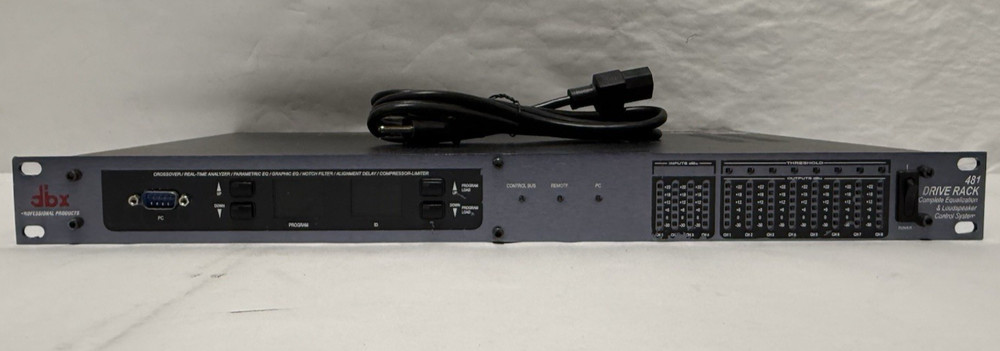 DBX DriveRack 481 Equalization & Loudspeaker Management System