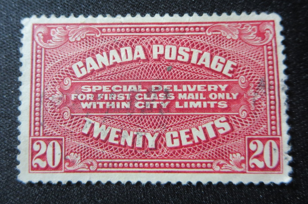CANADA STAMPS USED #E2 1922 "SPECIAL DELIVERY ISSUE"***