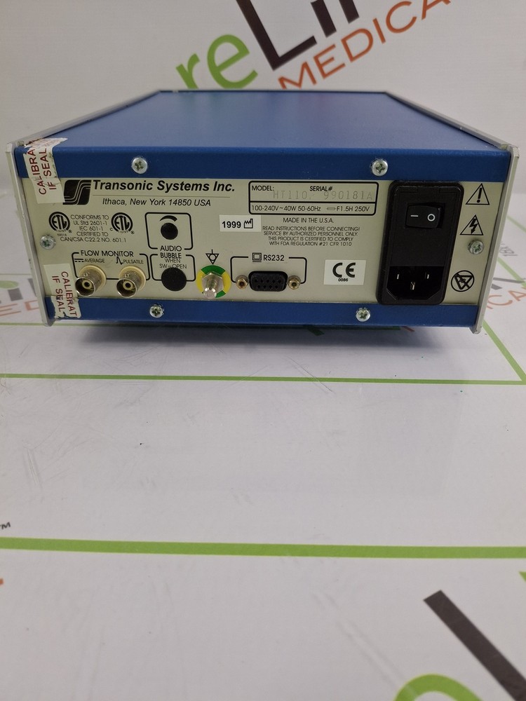 Transonic Systems INC HT110 Bypass Flow Meter