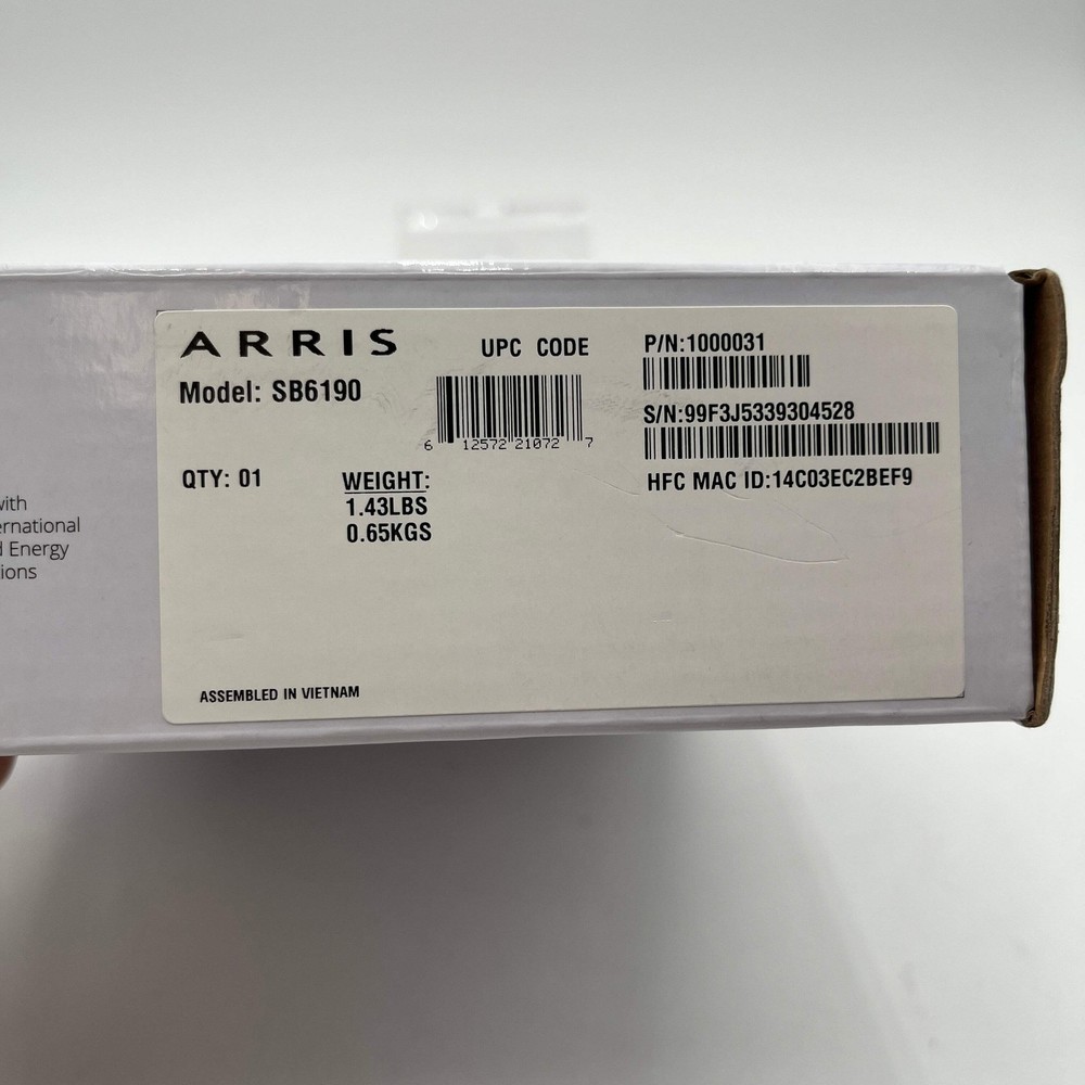 ARRIS Surfboard Docsis 3.0 Cable Modem