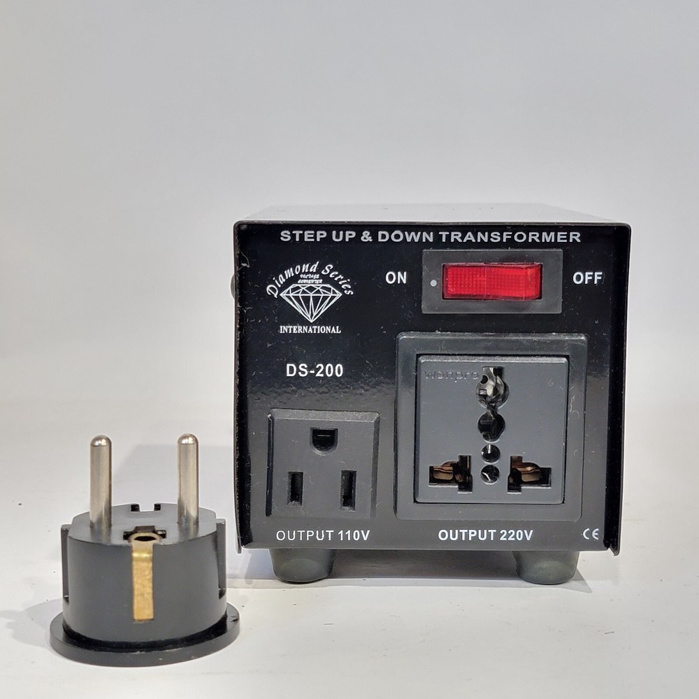 International Diamond Series 200Watt Step Up & Down Transformer