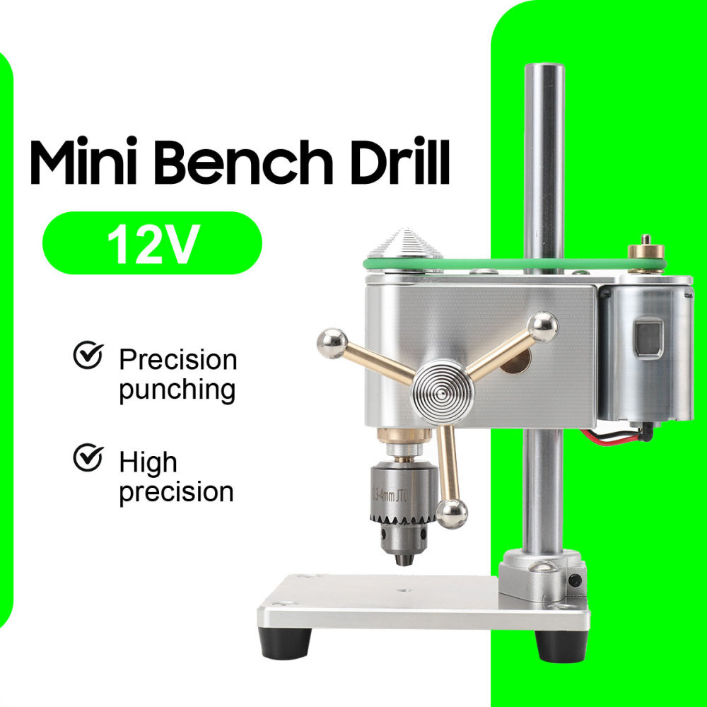 Mini Drill Press Precision CNC Table Milling Machine Portable Benchtop Driller